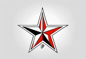 us army star tattoo idea