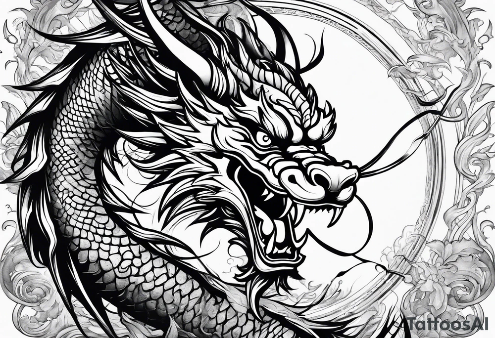 Chinese dragon, ARES tattoo idea