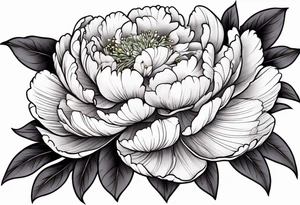 peony tattoo tattoo idea