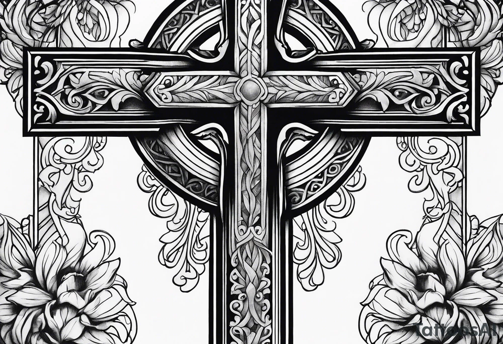cross tattoo idea