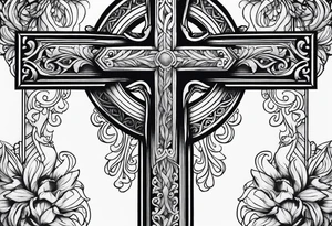 cross tattoo idea