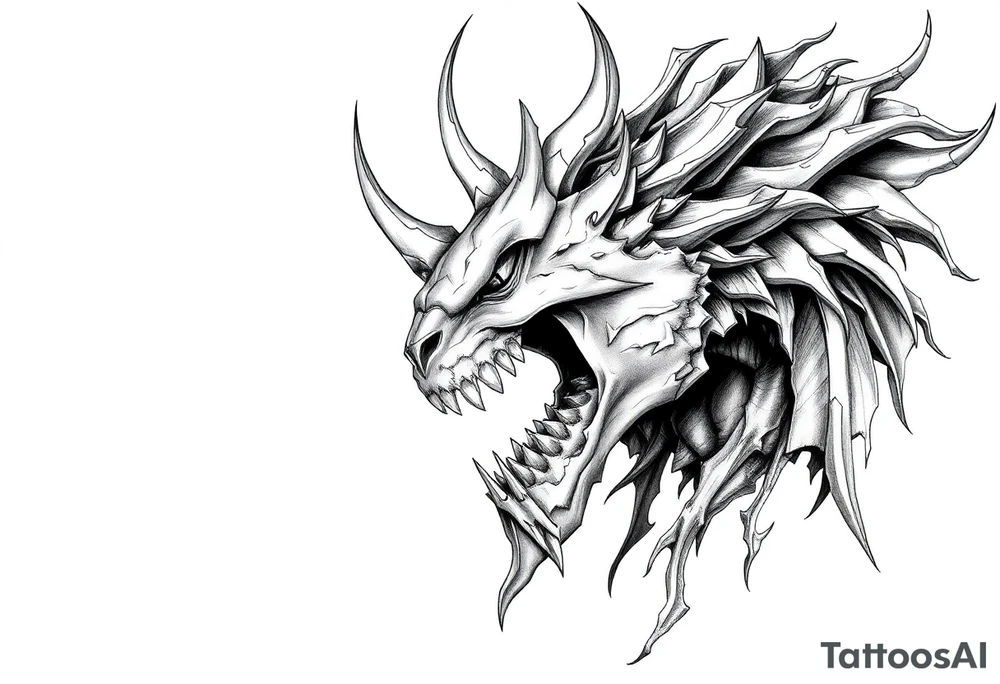 Mysteriöser feenwald tattoo idea