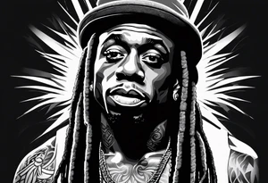 Image of lil Wayne tattoo idea