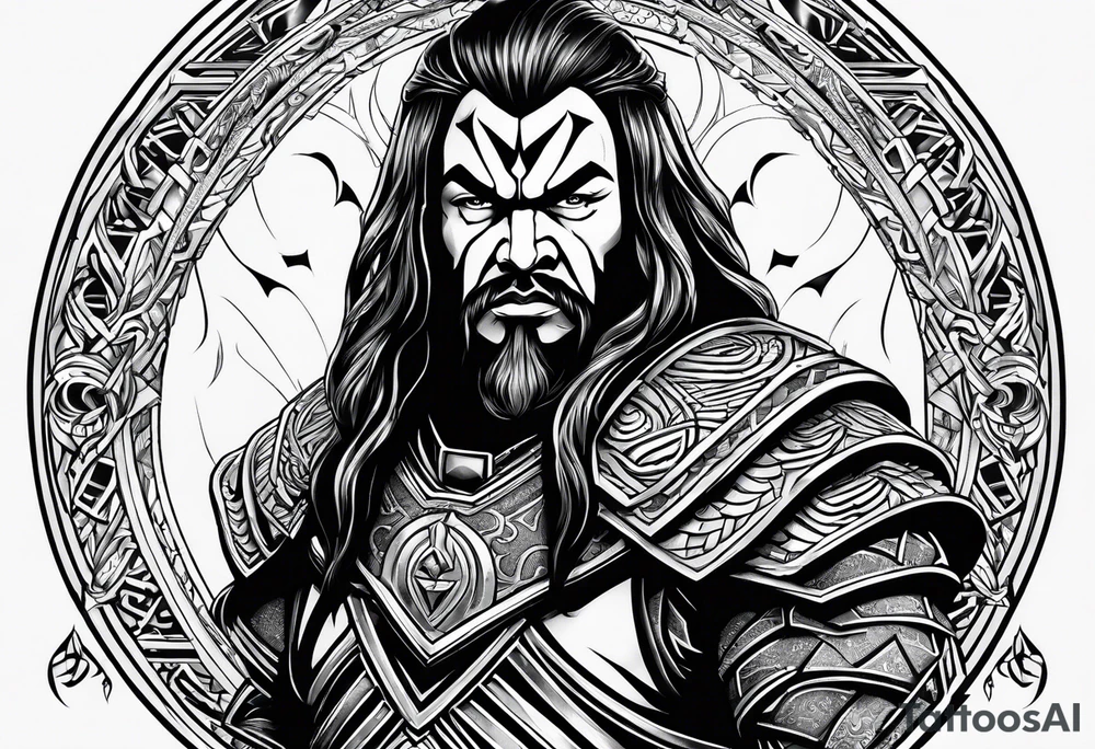 Klingon warrior tattoo idea