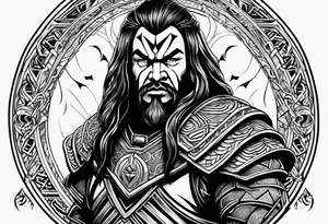 Klingon warrior tattoo idea
