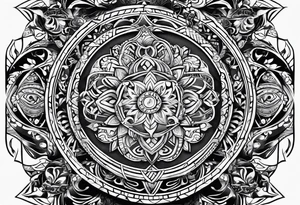 Gliscor tribal style tattoo idea