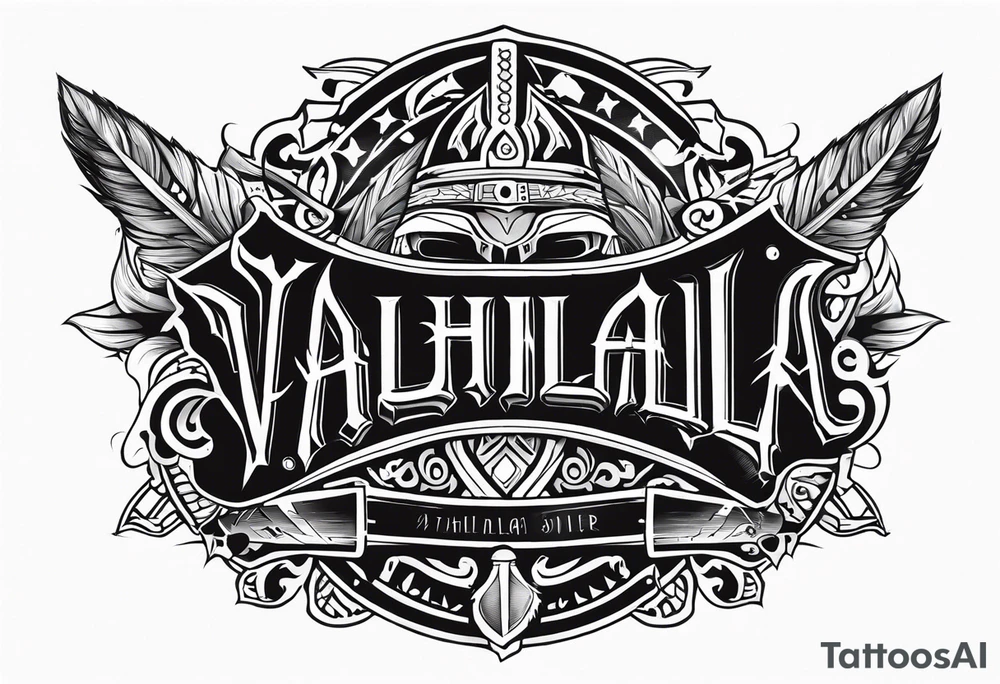 Valhalla soldier tattoo idea