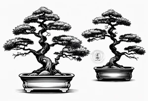 Bonsai tree
With words tattoo idea