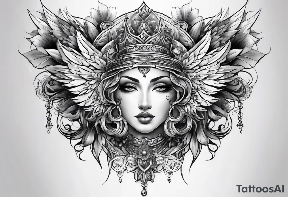 Sleeve tattoo biblical tattoo idea
