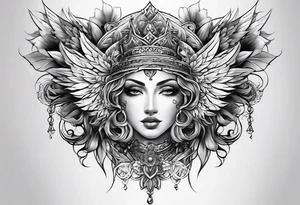 Sleeve tattoo biblical tattoo idea