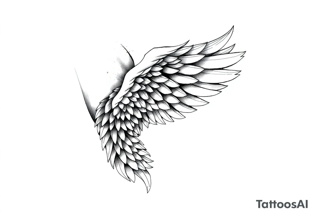 Wing tattoo idea
