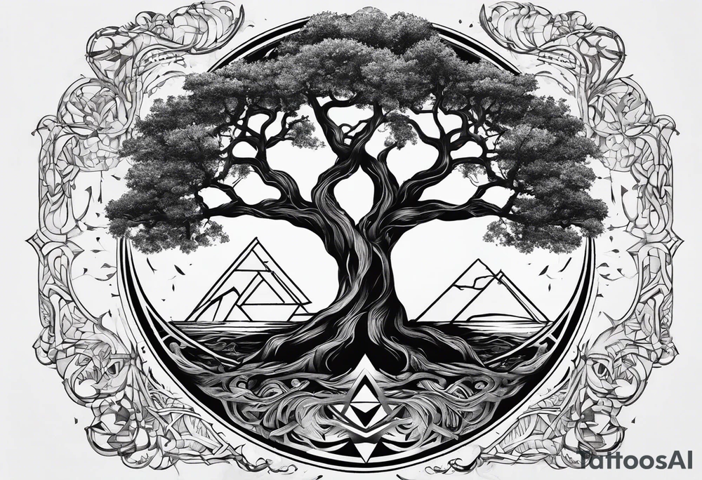 minimal Yggdrasil with roots
3 line triangles behind tattoo idea minimal Yggdrasil with roots
3 line triangles behind tattoo idea