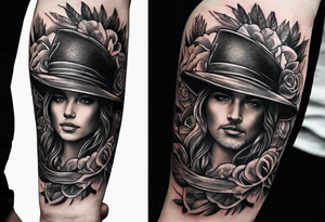 tattoo that can cover up an old tattoo.  tattoo should be focused on family with the names kaden, mason and lori within the tattoo tattoo idea