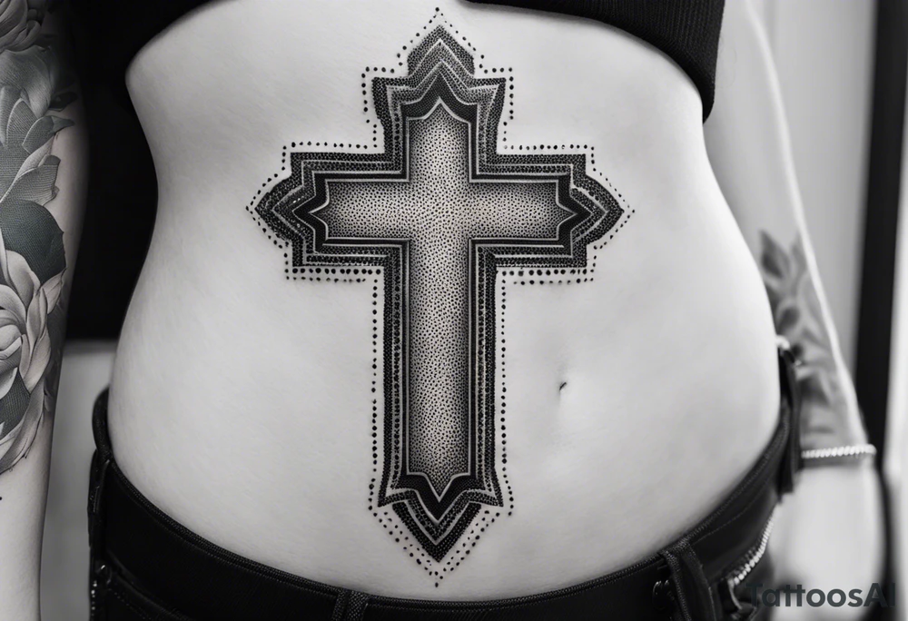 cross from font tattoo idea