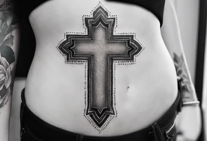 cross from font tattoo idea