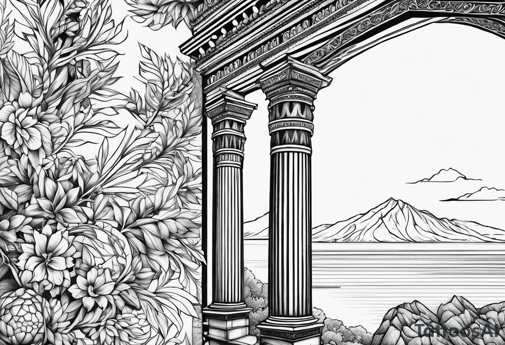 Temas antigua grecia tattoo idea