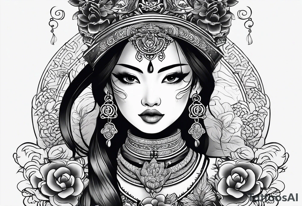 Traditional Vietnamese tattoo idea