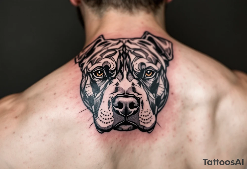 pitbull tattoo tattoo idea