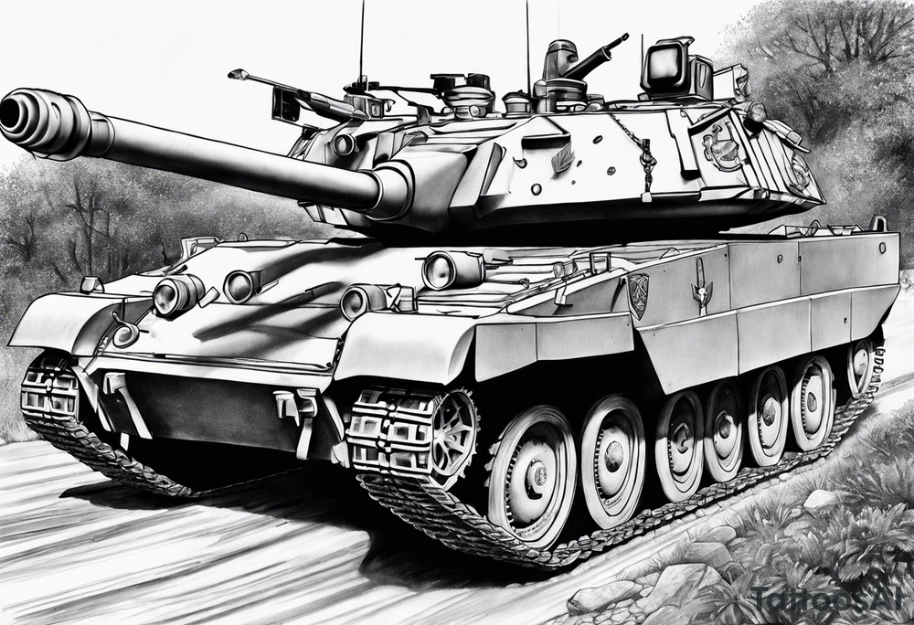 Realistic Military tattoo idea