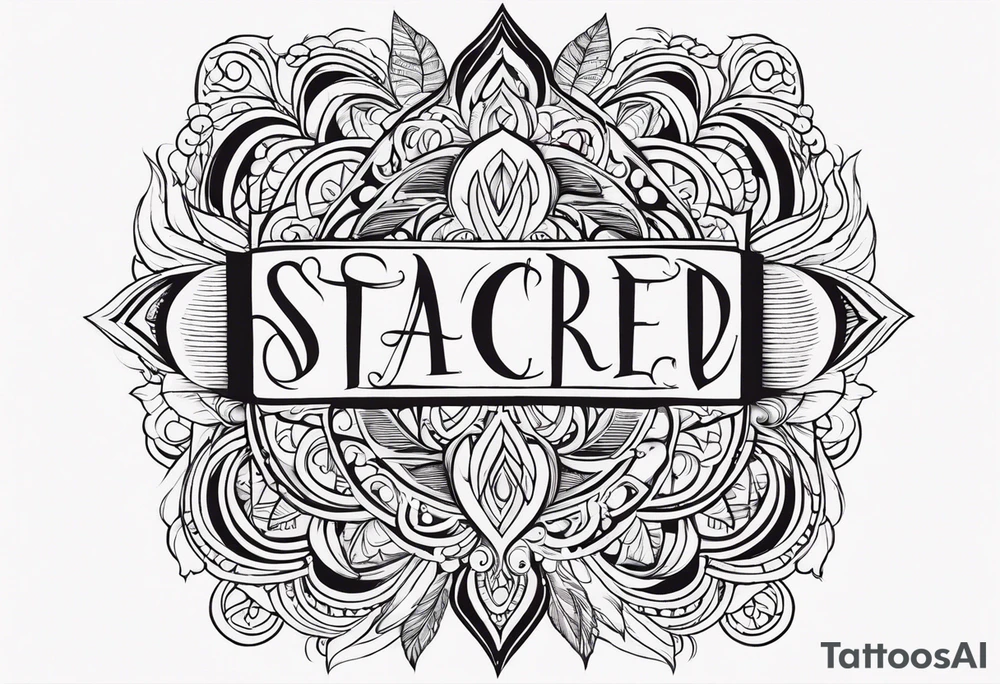 Sacred not pure tattoo idea