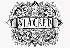 Sacred not pure tattoo idea