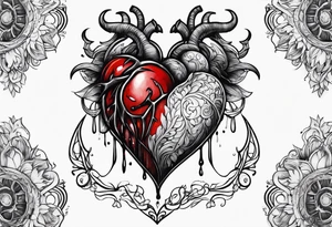 Bloody Heart tattoo idea