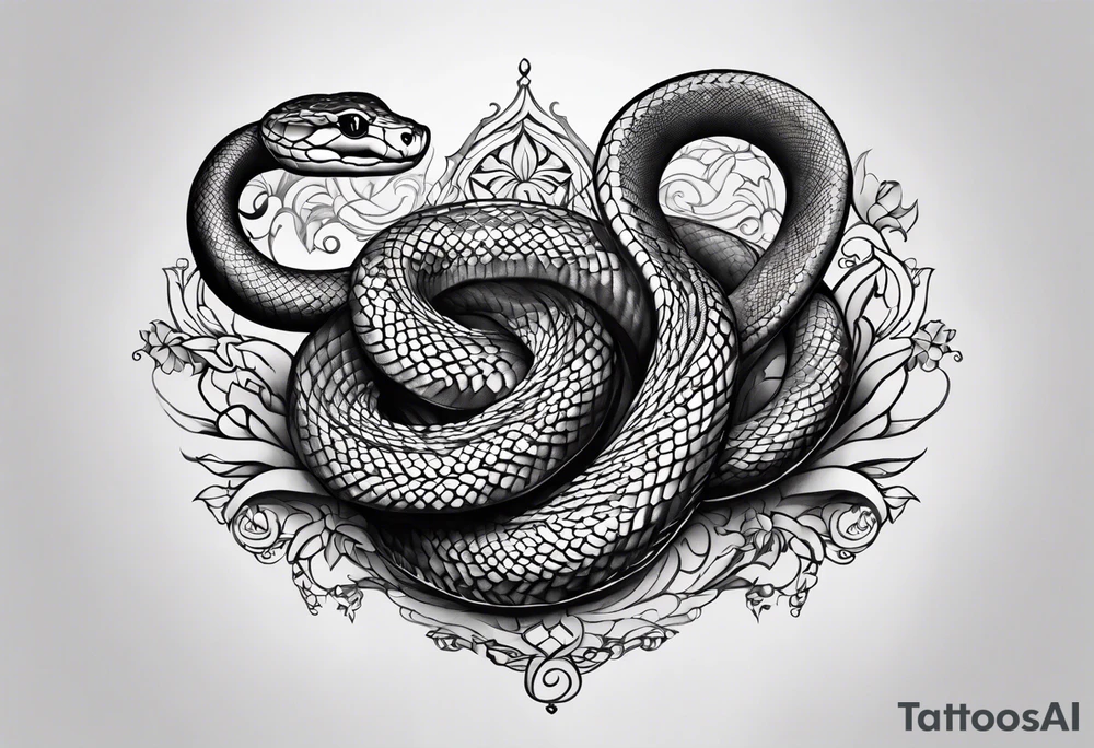little snake tattoo idea