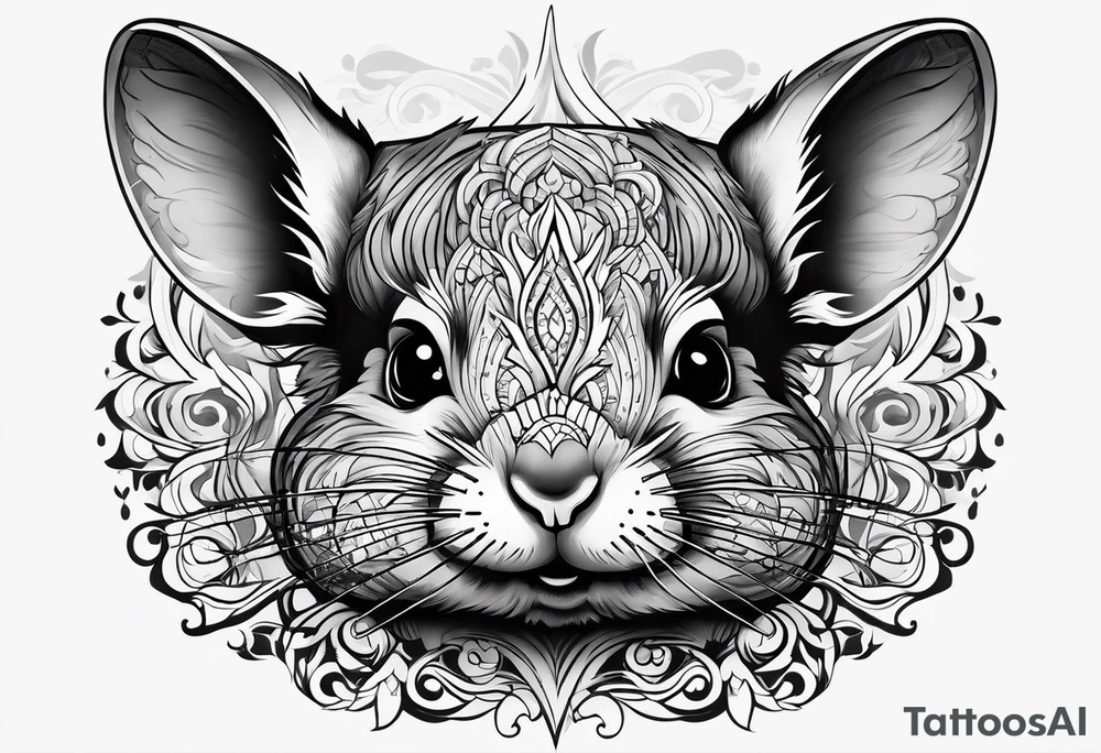 Chinchilla tattoo idea