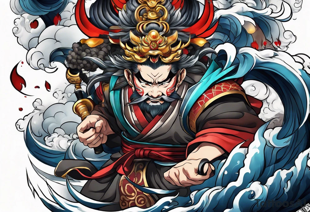 Raijin fuujin tattoo idea