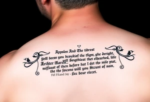 Lutheran, American, German, Apostles Creed tattoo idea