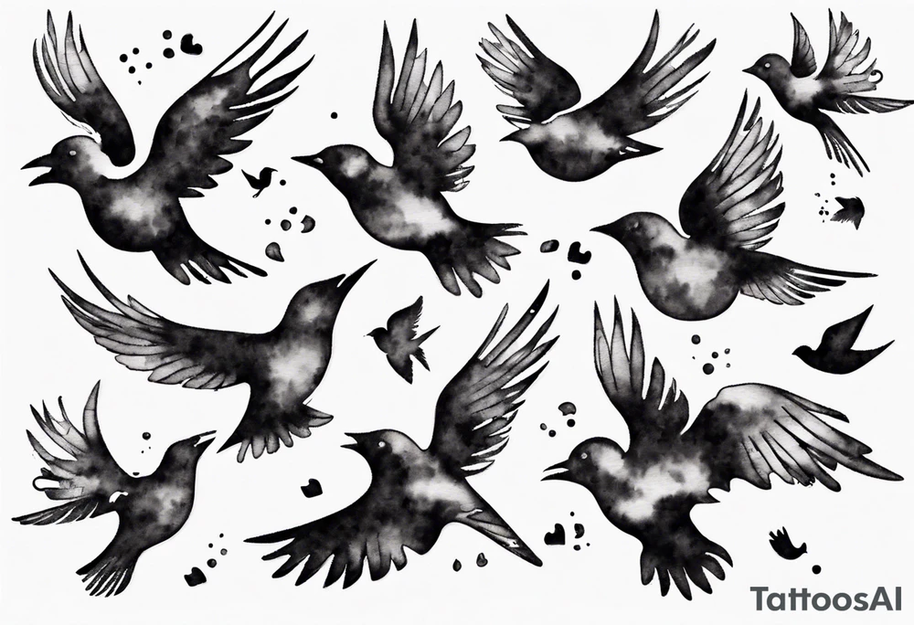 jigsaw puzzle piece with birds flying from it tattoo idea jigsaw puzzle piece with birds flying from it tattoo idea