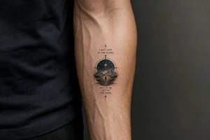 I got lost in the starrs only to be left in the dark tattoo idea