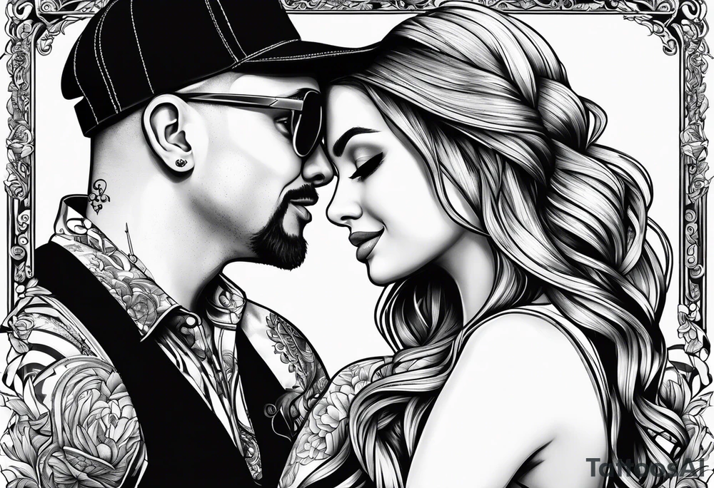 Father, daughter, meaningful, music, tattoo idea