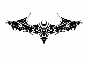 neckline tattoo along the collarbone tattoo idea