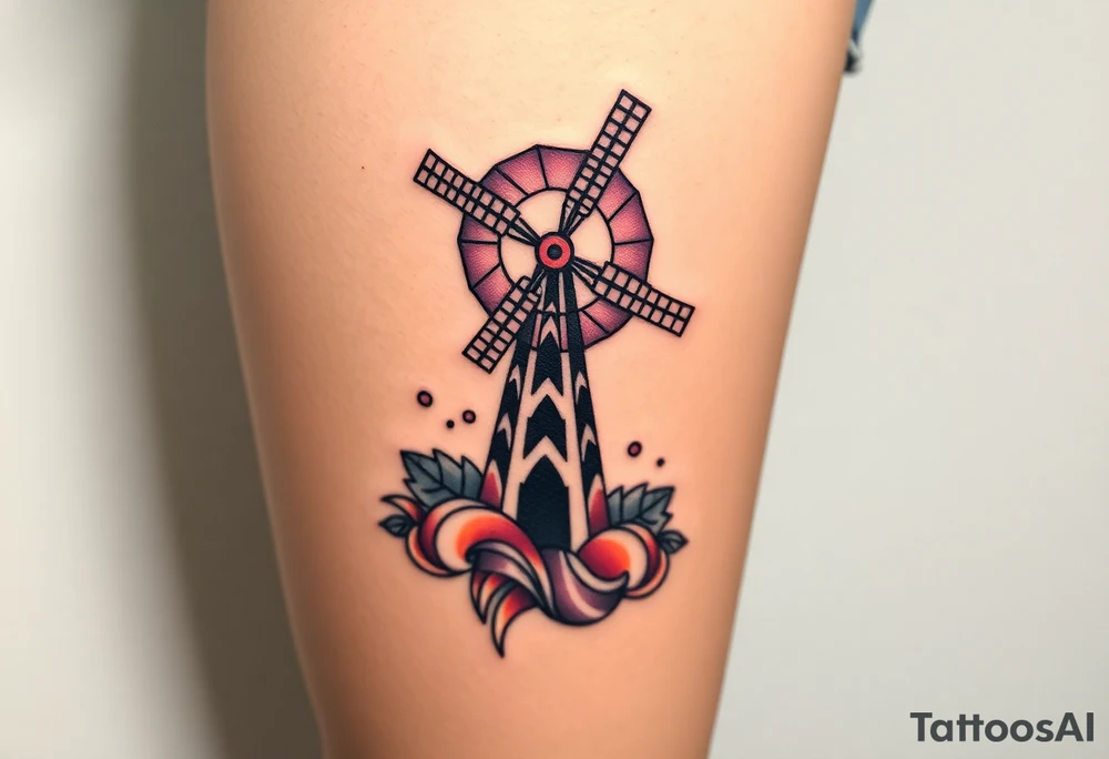 Windmill tattoo idea
