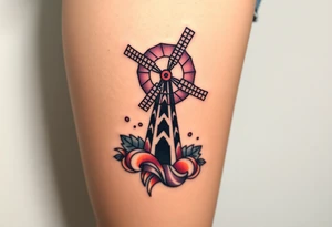 Windmill tattoo idea