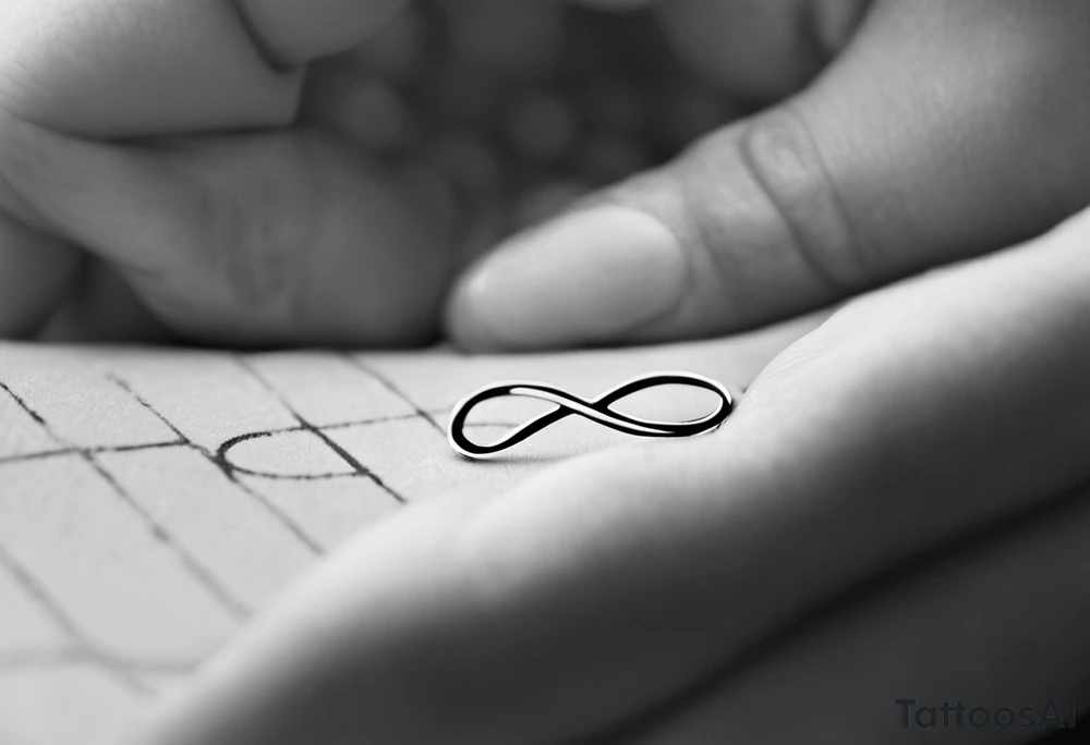 Eternity Symbol: A delicate, outlined infinity symbol as the foundation of the tattoo. 
Puzzle Piece: One small, outlined puzzle piece placed along one of the loops of the eternity symbol (typically on the lower curve or where the lines cross in the middle). 
Handwritten Text: Your sister’s words, “to my favorite sister,” can flow along the curve of the infinity symbol, following its shape. 

Positioned horizontally on your ankle for a balanced look. tattoo idea