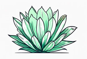 Ghost cactus tattoo idea