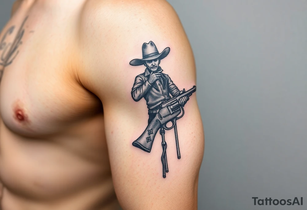 Western tattoo old cowboys stuff tattoo idea