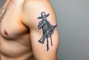 Western tattoo old cowboys stuff tattoo idea