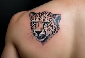 cool cheetah tattoo tattoo idea