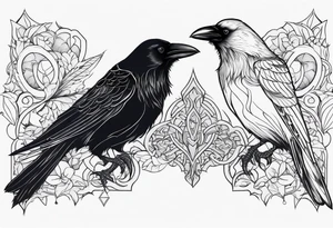crows, tattoo idea