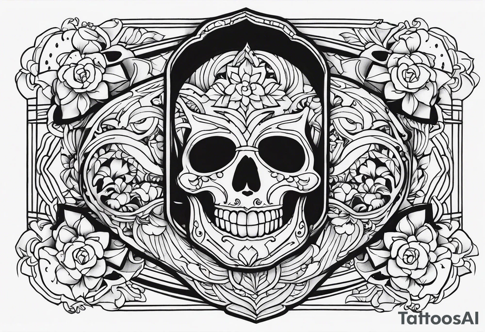 Cut here tattoo design tattoo idea