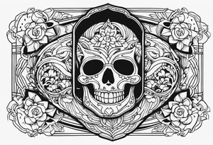 Cut here tattoo design tattoo idea