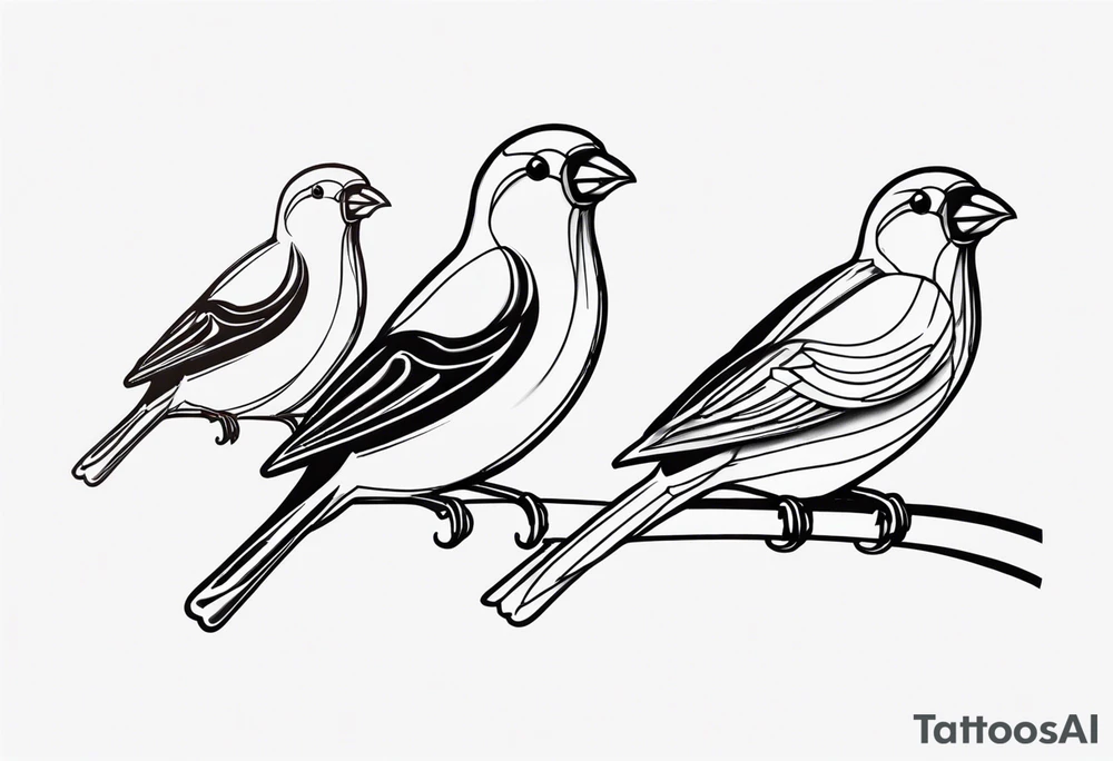 Three little birds Jamaica tattoo idea