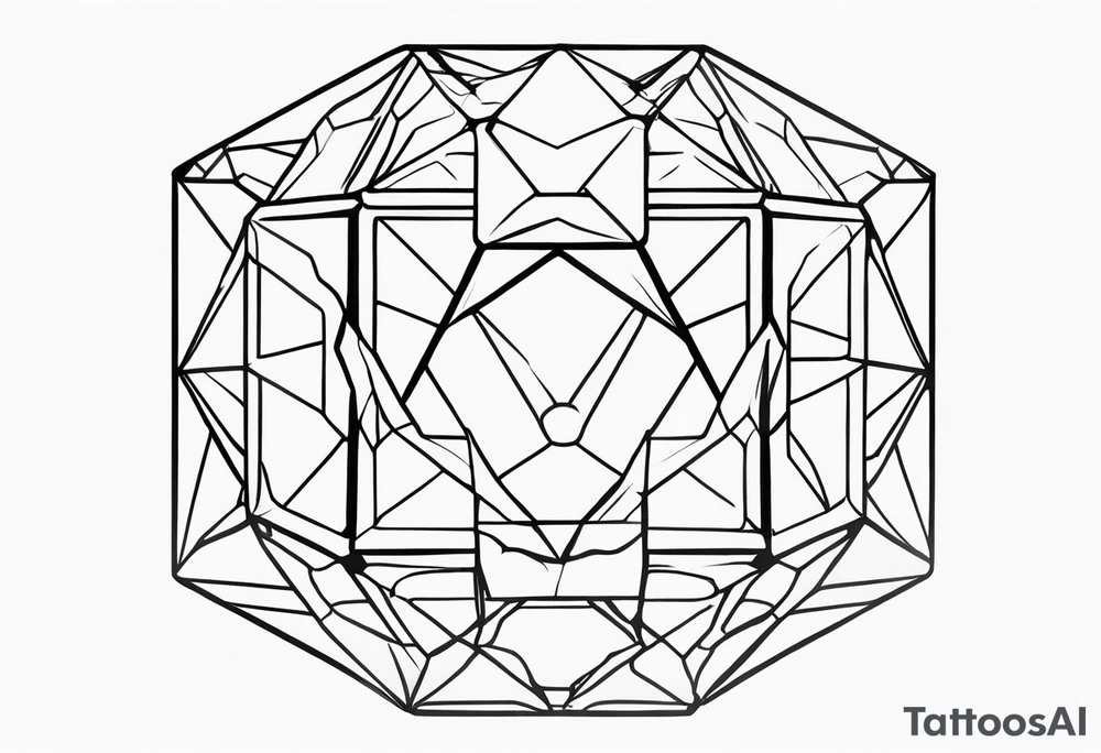 Tesseract 4d tattoo idea