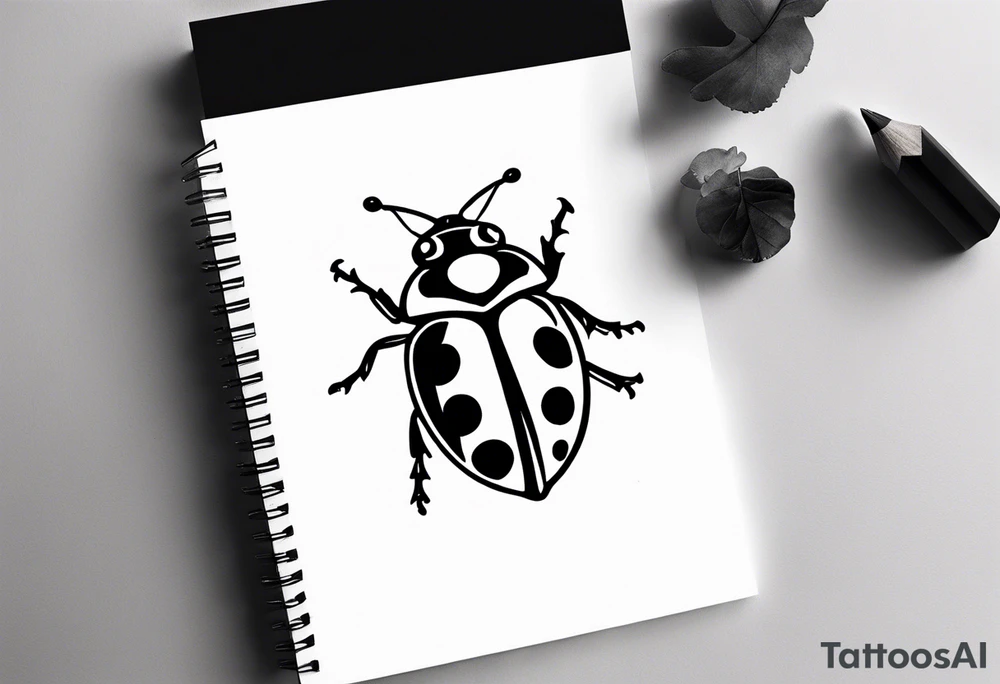 ladybird tattoo idea
