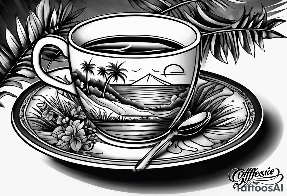 Gulfside coffee tattoo idea