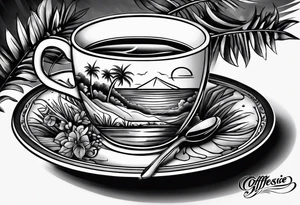 Gulfside coffee tattoo idea