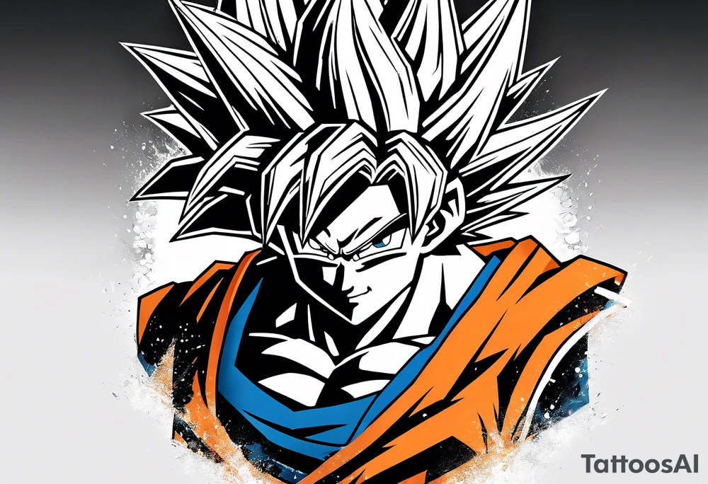 Son goku tattoo idea